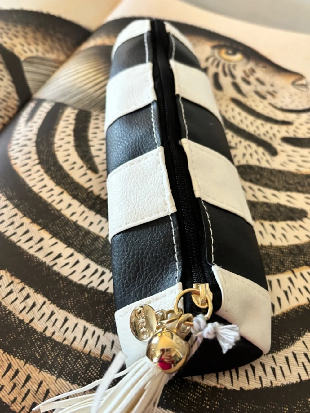 C.R. Gibson Pencil Pouch B/W - From Paper Source